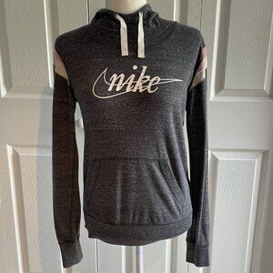 Nike Sportswear Women's Gym Vintage Pullover Hoodie Size Small Dark Gray EUC
